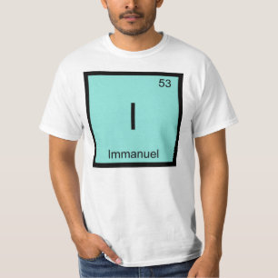 Immanuel Name Chemistry Element Periodic Table T-Shirt