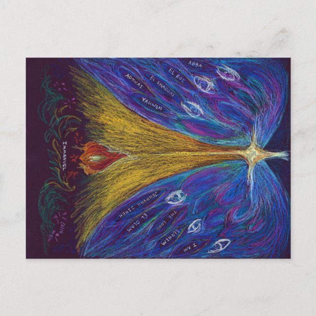 Immanuel Oil Pastel by Christina Wert, Postcard (Front)