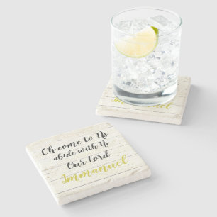 Immanuel stone coaster