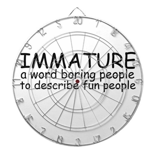 Immature Dartboard (Front)
