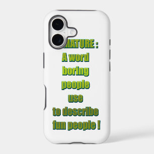 Immature funny text