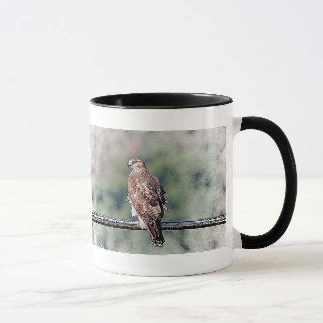 Immature Red Tailed Hawk Mug (Right)