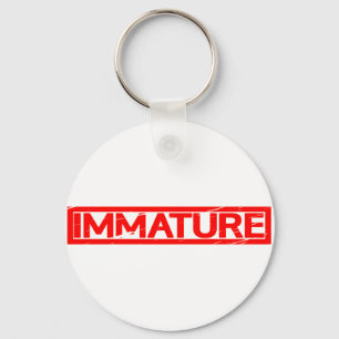 Immature Stamp Keychain