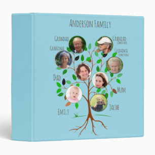 Immediate Family Custom Photo Tree Binder
