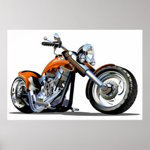 Immense affiche de moto