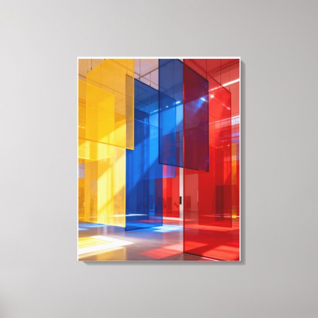 Immersive digital art canvas print (Front)