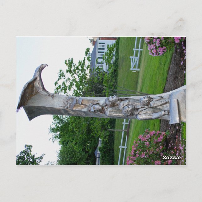 Immigrant Memorial - Plymouth Postcard (Back)