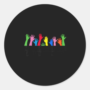 Immigrants Make America Great Classic Round Sticker