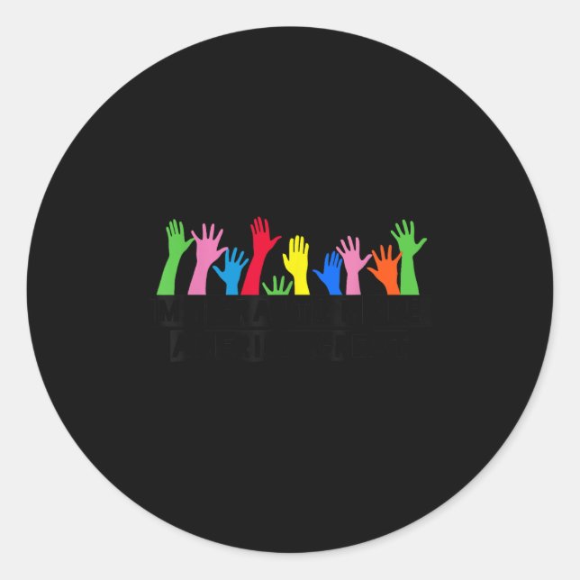 Immigrants Make America Great  Classic Round Sticker (Front)