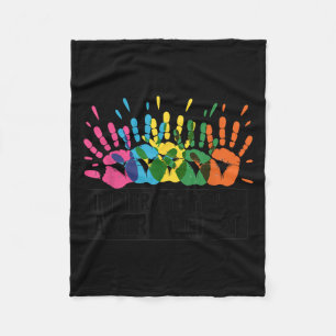 Immigrants Make America Great  Fleece Blanket