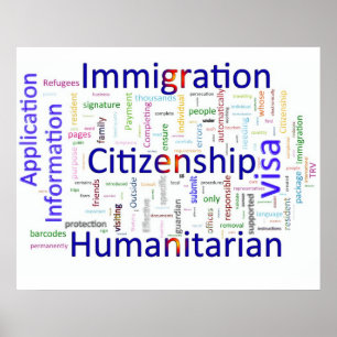 Immigration and Citizenship  Related Text Poster