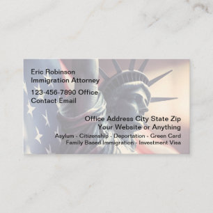 Immigration Attorney New Business Cards