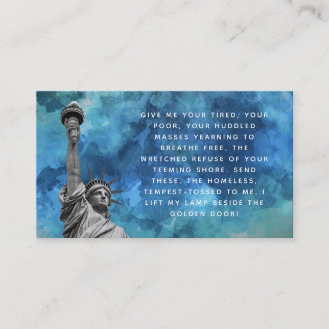 Immigration Lawyer Business Cards (Front)