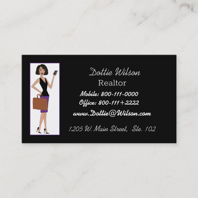 Immobilier Diva Carte de visite (Devant)