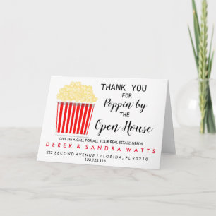 Immobilier POPCORN open house Faire-part Pos Po