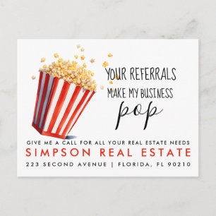 immobilier Popcorn référals Faire-part
