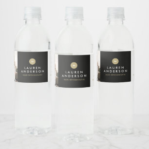 Immobilier Promotionnel Étiquette de bouteille d'e