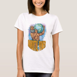 Immortal Power Women White T-Shirt