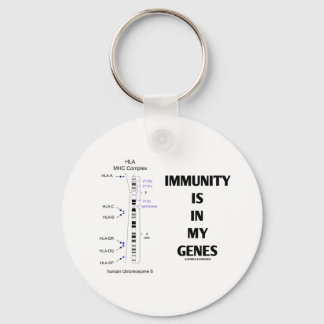 Immunity Is In My Genes (Immunology Chromosome 6) Keychain