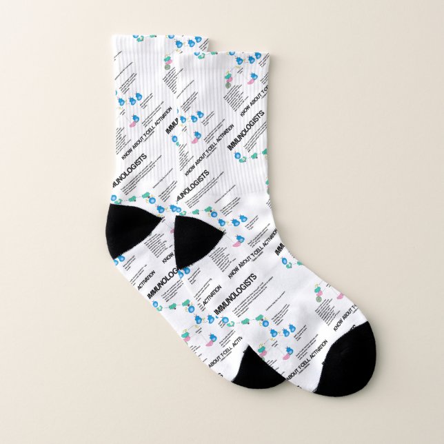 Immunologists Know About T-Cell Activation Socks (Pair)