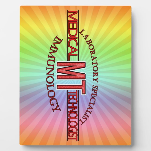 IMMUNOLOGY SPECIALIST MT MEDICAL TECHNOLOGIST PLAQUE (Front)