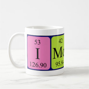 Imogen periodic table name mug