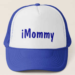 iMommy blue white mother's day new mom hat