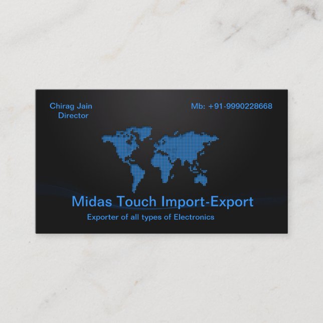 Imort-Export/ Global Business Card (Front)