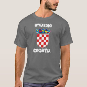 Imotski, Croatia with coat of arms T-Shirt