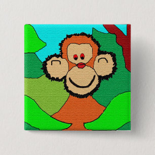 imp chimp 2 inch square button