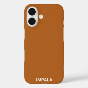 Impala brown colour name iPhone 16 case