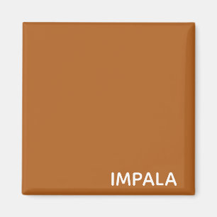 Impala brown colour name magnet