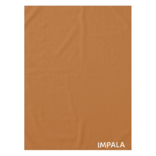 Impala brown colour name tablecloth