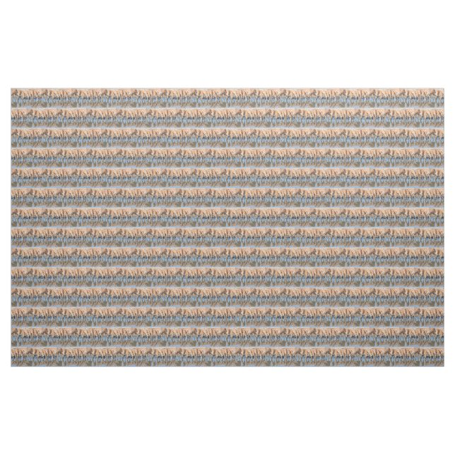 Impalas at the waterhole fabric (Yard)