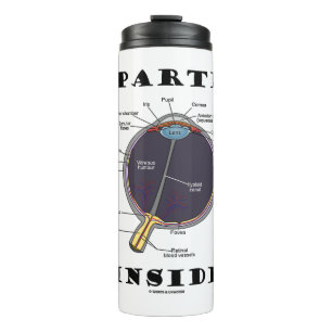Impartial Eye (I) Inside Anatomical Eyeball Thermal Tumbler