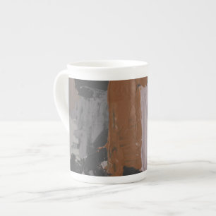 Impasto Abstract I Bone China Mug