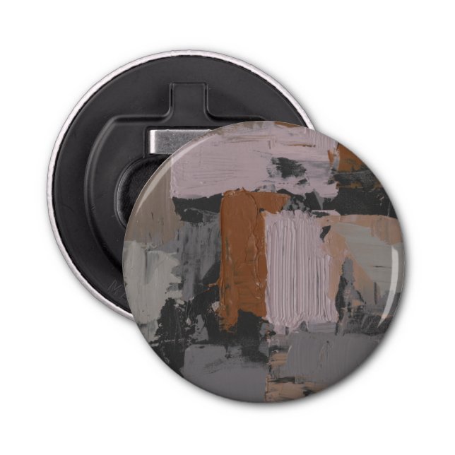 Impasto Abstract I Bottle Opener (Front)