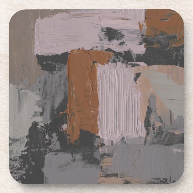 Impasto Abstract I Coaster (Front)