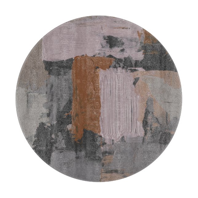 Impasto Abstract I Cutting Board (Front)