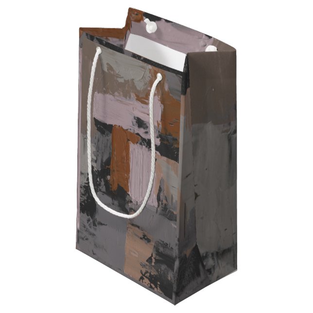 Impasto Abstract I Small Gift Bag (Front Angled)
