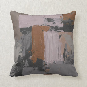 Impasto Abstract I Throw Pillow