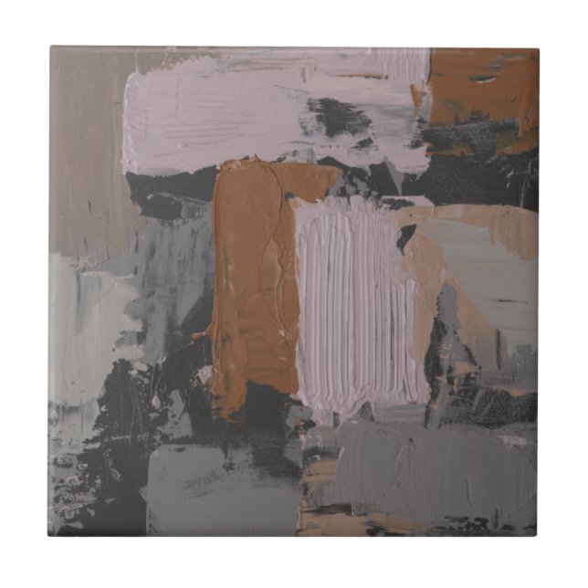 Impasto Abstract I Tile (Front)