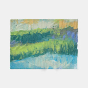 Impasto Field II Fleece Blanket