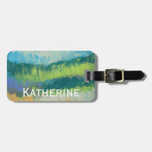 Impasto Field II Luggage Tag