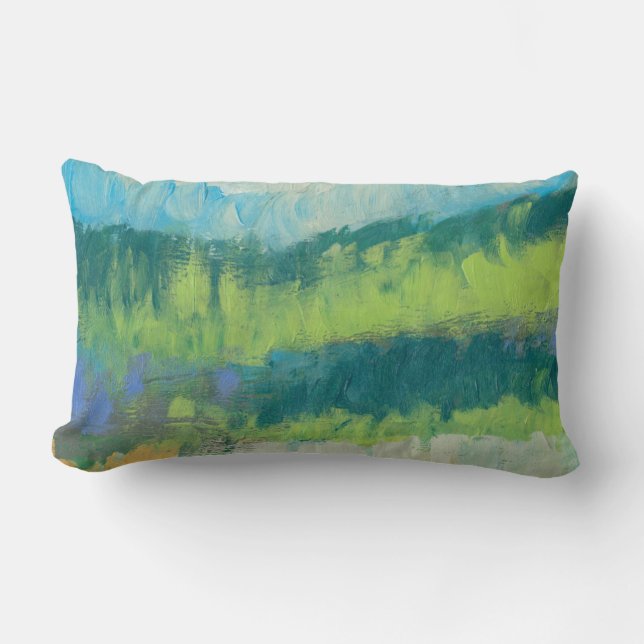 Impasto Field II Lumbar Pillow (Front)