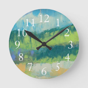 Impasto Field II Round Clock