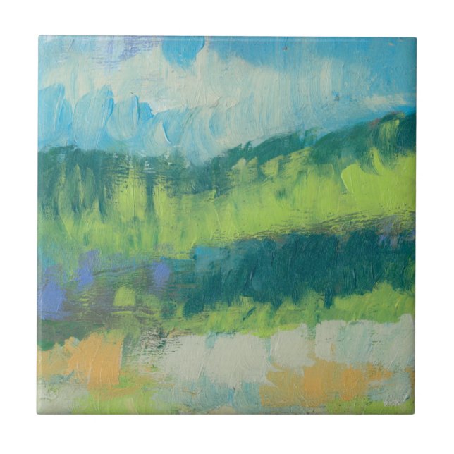 Impasto Field II Tile (Front)