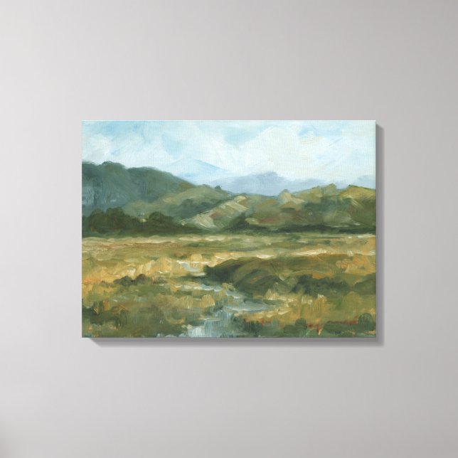 Impasto Landscape III Canvas Print (Front)