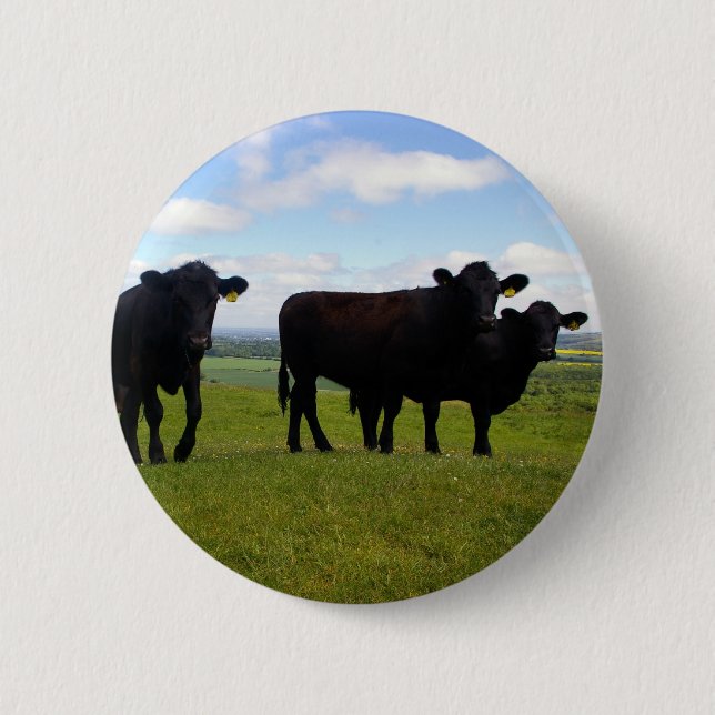 Impatience 2 Inch Round Button (Front)