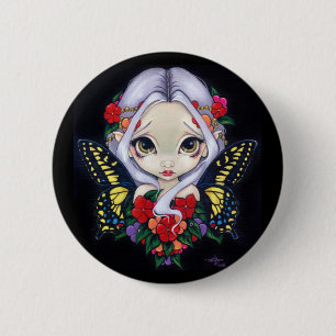 "Impatiens Fairy" Button